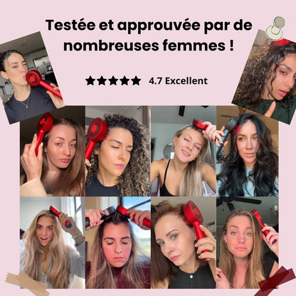 NOLVE - Brosse Massante Électrique Pour Cuir Chevelu